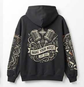 Sweat-shirt à capuche en coton pour homme avec imprimé arbre, coupe classique, décontracté, pour l'automne, en tissu tricoté respirant, avec poche et logo frontal - Product Image 5