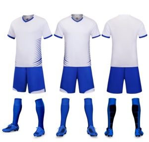 100% Top High Quality <b>Men</b> Soccer Uniform Best Wholesale Price Customized Logo Slim Fit <b>Men</b> Soccer Uniform OEM ODM Serviced - Product Image 1
