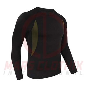 Producto de Moda, Conjuntos de Compresión para Gimnasio y Entrenamiento para Hombre, Nueva Llegada, Conjunto de Compresión sin Costuras de Manga Larga para Hombre - Product Image 4