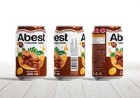 Vente en gros du fabricant vietnamien de boissons gazeuses halal 330ml 250ml boîte de conserve bouteille pour animaux de compagnie jus de fruits orange eau de mangue aloe vera goji