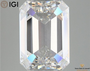 4.02 Carat 10.64mm Lab Grown Emerald Precision Cut CVD Diamond D Color VS1 Clarity IGI Certificate for Promise Ring - Product Image 3