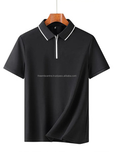 OEM al por mayor 65% algodón 35% poliéster manga larga hombres Polo camisetas personalizadas polos, hombres polos camisas - Product Image 6