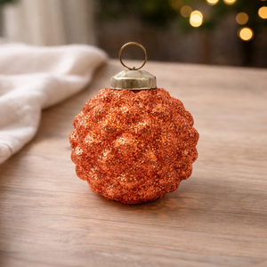 Boule de Noël suspendue en verre transparent, ornement décoratif pour l'arbre de Noël, pour les fêtes |   Décoration d'Intérieur Élégante et Saisonnienne - Product Image 6