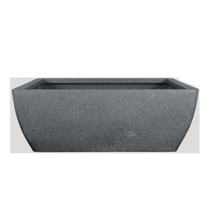 Pots rectangulaires Recta Curve de 36 pouces pour plantes et fleurs, grande taille, Gamla, légers, durables, pour l'extérieur et l'intérieur, parfaits - Product Image 1