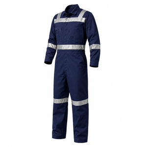 Combinaison de travail réfléchissante pour hommes, polyester, sécurité, haute visibilité, usage industriel, tenue de travail, uniforme de sécurité - Product Image 3