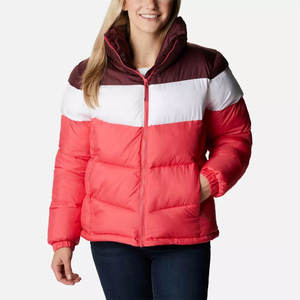 Chaqueta de plumón transpirable con capucha para mujer, informal, de talla grande, multicolor, OEM, personalizada, acolchada, para invierno. - Product Image 1