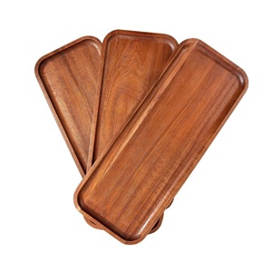 Plato de Madera Decorativo para Presentación de Alimentos, Diseñado para Servir con Estilo y Arreglos Elegantes en la Mesa - Product Image 6