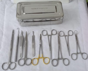 Kit de Cirugía General, Instrumentos Veterinarios, Paquete Quirúrgico Manual de Acero Inoxidable de Alta Calidad, Certificado CE ISO por Grip Surgical - Product Image 1
