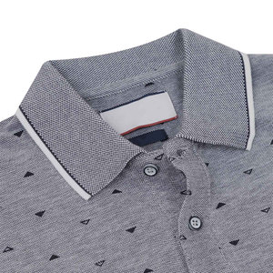 เสื้อโปโลลายทางผู้ชาย แห้งเร็ว ระบายอากาศได้ดี ทรง unisex เหมาะสำหรับเล่นกีฬากอล์ฟ เสื้อโปโลสีพื้น เสื้อยืดโลโก้ ชุดยูนิฟอร์มทำงาน - Product Image 5