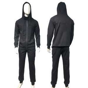 Conjunto Deportivo de 2 Piezas para Hombre, Sudadera con Capucha y Pantalones de Chándal de Algodón, Personalizable con Logotipo, Estilo Casual, para Invierno, Alta Calidad - Product Image 1