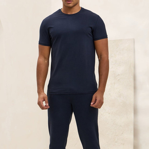 Camisetas de Manga Corta para Hombre, de Algodón Puro de 220g, Transpirables, con Absorción de Humedad, Estampado en Relieve, Personalizables, para Verano - Product Image 1