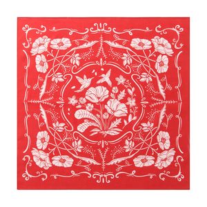 Fabricante de Bandanas, Diseño Personalizado, 100% Algodón, 55*55 cm, Bordes Cosidos, Opción de Diseño Personalizado - Product Image 1