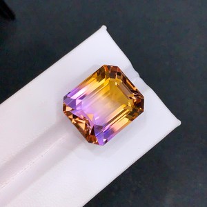 Piedra Preciosa Natural de Ametrina Suelta, Color Morado Amarillo Premium, para Joyería, Anillo, Colgante, Cristal Curativo, Piedra de Nacimiento - Product Image 4