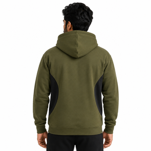 Sudadera con Capucha Oversize de Algodón Grueso con Estampado 3D en Relieve, Corte Holgado, Capucha con Cordón y Bolsillo Frontal - Product Image 2