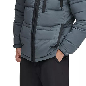 Chaqueta de Invierno Acolchada para Hombre, con Capucha, de Nailon, con Cierre, Aislante y Cálida - Product Image 4