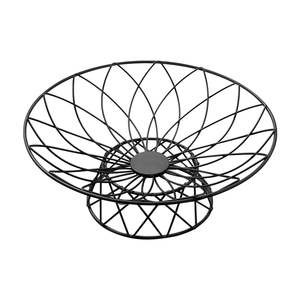 Panier à fruits et légumes décoratif en fer forgé, tendance et nouveau, pour la maison et la cuisine, taille et forme personnalisables - Product Image 1