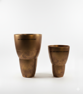 Jarrón de Metal Negro Mate Moderno - Maceteros Industriales Minimalistas de Varios Niveles, Decoración de Oficina Contemporánea Ecológica y Elegante para Bodas - Product Image 5