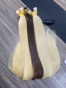 Vietnamese Remy Bulk Hair 100g Very Smooth Full End Straight <b>Brown</b> & Blond - Product Image 6