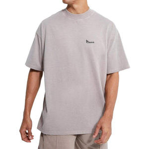 Camiseta Lisa Extra Grande 100% Algodón Jersey para Hombre, Camiseta para Impresión, Máquina de Impresión de Camisetas, Camiseta Masculina de Alta Calidad - Product Image 1