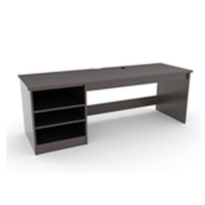 Bureau d'écriture 55 pouces certifié CARB P2, finition MDF HPL LPL de qualité E0, avec bordure assortie pour espaces de travail de motel - Product Image 5