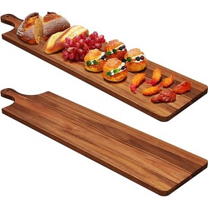 Juego de Tablas de Charcutería de Madera de Acacia - Tablas para Servir Hechas a Mano al por Mayor - Product Image 3