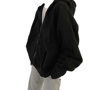 เสื้อสเวตเชิ้ตคอกลมทรงโอเวอร์ไซส์ผ้าฝ้ายเฟรนช์เทอร์รี่คุณภาพสูง 370gsm ผสมผสานผ้าฝ้าย ดีไซน์ไหล่ตก สไตล์ลำลองสำหรับฤดูใบไม้ร่วง แบบสั่งทำพิเศษ - Product Image 1