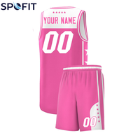 Ensemble de shorts et maillots de basket-ball professionnels personnalisés, uniforme de basket-ball imprimé sur mesure pour les équipes, logo personnalisé, nom de l'équipe, 100% polyester, séchage rapide