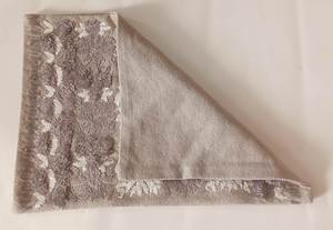 Square Embroidered Floral Cushion <b>Cover</b> In <b>Grey</b> And White Bohemian Style Cotton Linen Home Decor Pillow Case - Product Image 6