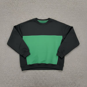 Sweat-shirts en molleton surdimensionnés pour femmes OEM, col rond, pull à capuche avec logo brodé sur le devant, tenues tendance pour l'hiver - Product Image 4