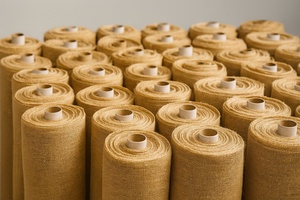 Natural 100% Jute Burlap <b>Roll</b> <b>Hessian</b> <b>Fabric</b> Eco-Friendly for Agriculture Crafts Packaging Bitumen Landscaping Bag Decoration - Product Image 3