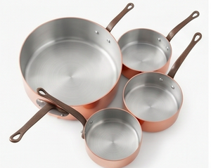 Ustensiles de cuisine en or rose poli avec poignée en laiton pour la cuisine, les hôtels, les restaurants et l'usage domestique - Product Image 5