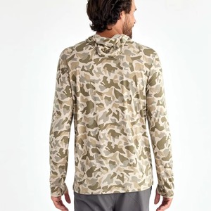 Sweat à capuche de pêche pour homme, imprimé, en polyester/coton, séchage rapide, UPF 50, manches longues, anti-UV, vêtements d'extérieur - Product Image 2
