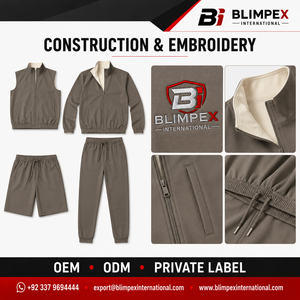 Chaqueta Deportiva de Invierno Unisex con Logotipo Personalizado OEM, Pantalones Deportivos, Pantalones Cortos, Poliéster, Elastano, Ropa Deportiva Informal - Product Image 2