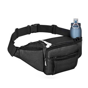 Sac banane de sport d'extérieur léger avec ceinture réglable, fermeture éclair sécurisée, rangement multi-poches, durable, grande capacité, tendance - Product Image 1
