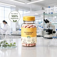 Capsules de soutien à la ménopause en marque blanche OEM – GLA naturel pour le bien-être holistique, puissance féminine, bouffées de chaleur, sueurs nocturnes, équilibre hormonal