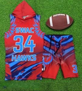 Uniformes Deportivos y de Equipo 7v7 de Alta Calidad de Fabricante OEM, Conjuntos de Uniformes Personalizados de Fútbol Americano con Bandera 7V7 - Product Image 5