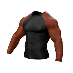 Prix de gros, vêtements de sport personnalisés professionnels, rashguard personnalisé avec logo imprimé, rashguard pour hommes - Product Image 3