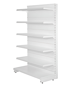 Étagère de présentation en métal sur mesure pour supermarchés, gondole légère, étagères réglables pour magasins de détail et supérettes - Product Image 5