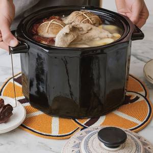 Minimalist afrika duvar tepsi jüt duvar askısı çok amaçlı duvar dekorasyon Placemat etnik Boho el sanatları seti 6 ev için d & eacute; D & eacute; - Product Image 3