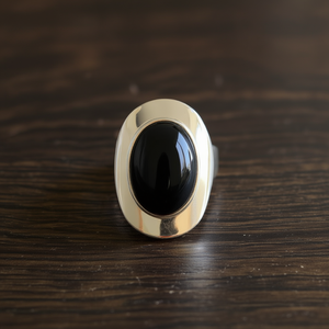 Designer Black Onyx Fashion <b>Ring</b> 8.0 Grams - Product Image 3