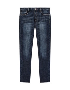 Pantalon long en denim pour homme en coton et élasthanne personnalisable, coupe slim, de haute qualité, respirant, vêtements décontractés pour homme - Product Image 1