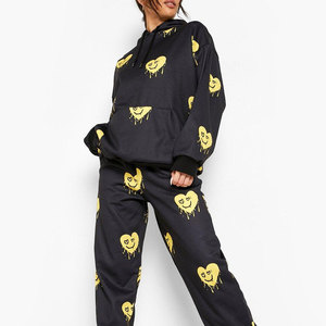 Ensemble de survêtement vintage tendance pour femme, manches longues, look attrayant, style streetwear, vente en ligne - Product Image 3