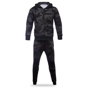 Conjunto Deportivo de Invierno para Hombre, Diseño Moderno y Ajustado, Personalizado, Camuflaje, 2 Piezas, Sudadera con Capucha y Pantalones Deportivos - Product Image 3