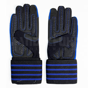 Customized Logo Pink Half Finger High Quality PU Material Hand Grips Weight Lifting Fitness <b>Gloves</b> for Men Women Gym Training - Product Image 3