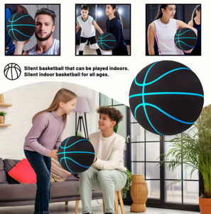 Balón de Baloncesto Silencioso de Espuma PU, Balón Antiestrés Suave, Tamaño 3, Juguete de Entrenamiento Interior para Niños y Adultos - Product Image 4