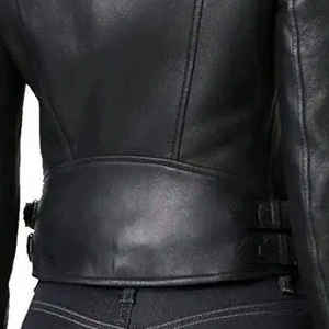 Womens Original Sheep Skin <b>Genuine</b> Leather Fashion Jacket Stylish Look Womens <b>Genuine</b> Leather Jackets Womens Biker Sports Jacket - Product Image 4