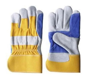 Gants de sécurité industriels en cuir de vachette renforcé de haute qualité, anti-vibration, anti-statique, avec manchette respirante et flexible - Product Image 3