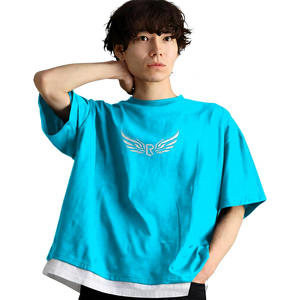 Ensemble deux pièces pour homme en tissu doux imprimé, T-shirt à col rond et short, couleur unie, coupe oversize, coupe classique, idéal pour l'été, sur mesure - Product Image 6