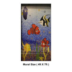 กระเบื้องโมเสคตัดด้วยมือประกอบเอง ตกแต่งผนังด้วยกระจกสีแบบดั้งเดิม เป็นมิตรกับสิ่งแวดล้อม เหมาะสำหรับตกแต่งอพาร์ทเมนต์และวิลล่า - Product Image 2