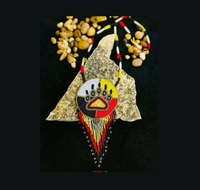 Ensemble de bijoux pour femmes, collier et boucles d'oreilles en chaîne à maillons avec perles de verre multicolores artisanales, style ethnique personnalisable